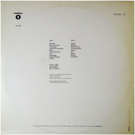 Blitz - Voice of  generation Lp 1983