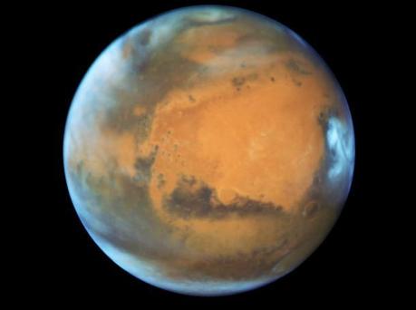 Los ocho planetas del sistema solar Marte