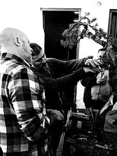 Andrés Bicocca en la asociación Bonsai del Vallès.
