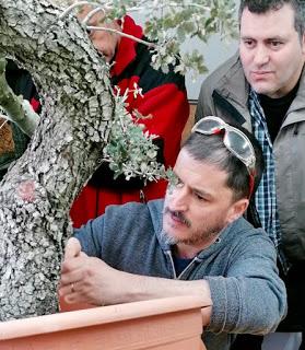 Andrés Bicocca en la asociación Bonsai del Vallès.