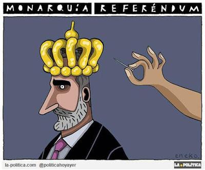 Una monarquía opaca y fuera de control.