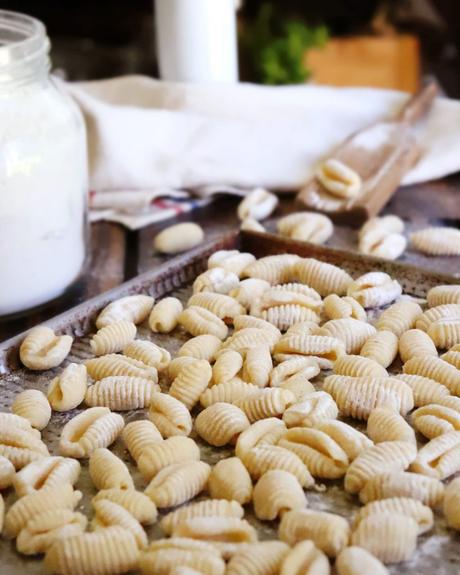 Ñoquis con Salsa 4 Quesos ñoquis sin papa leche gnocchi