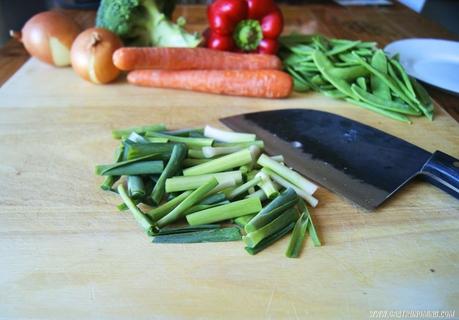 Verduras con salsa teriyaki