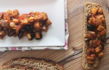 Receta de caponata siciliana, fácil y saludable