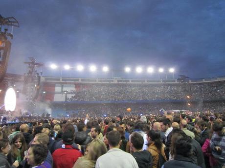 Vídeos de conciertos: Coldplay el 20 de mayo de 2012 en el Vicente Calderón de Madrid
