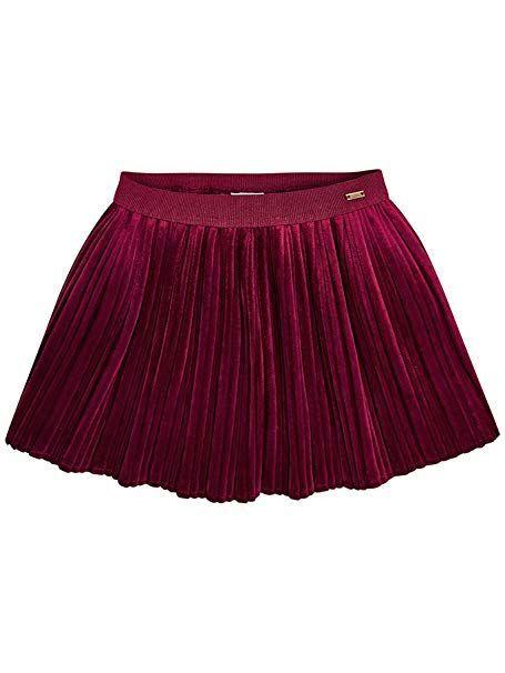 Falda Plisada Burdeos