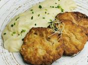 Filetes rusos caseros puré patatas