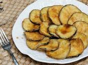 Berenjenas miel fritas crujientes