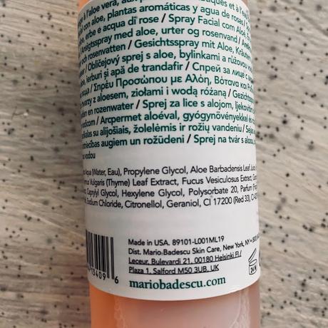 MARIO BADESCU FACIAL SPRAY WITH ALOE, HERBS AND ROSEWATER