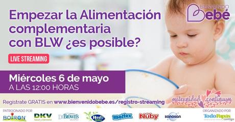 Weinar gratuito Empezar la Alimentación complementaria con BLW ¿es posible?