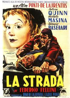 LA STRADA (1954), DE FEDERICO FELLINI. EL EXTRAÑO AMOR DE GELSOMINA DI COSTANZO.