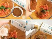 Lomos merluza vinagreta dulce tomate