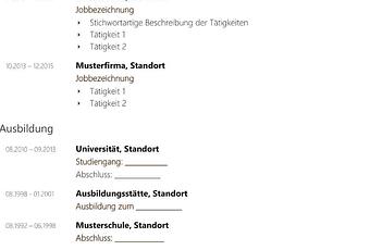 Lebenslauf Professionell Vorlage Diese Konnen Sie Alle Vorlagen Fur Ihre Einfach Inspiration Andern Paperblog