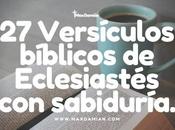 Versículos bíblicos Eclesiastés sabiduría
