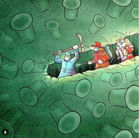 La crisis del #coronavirus y el trabajo de los sanitarios (II) by @alirezapakdel60