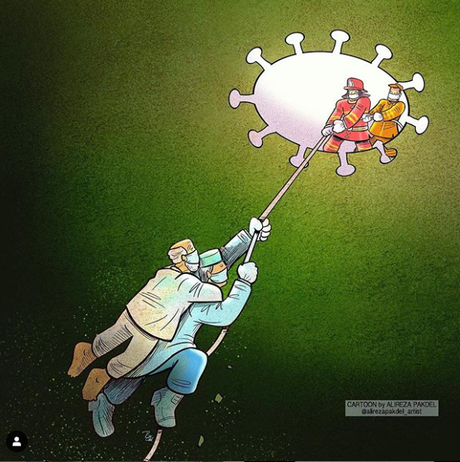 La crisis del #coronavirus y el trabajo de los sanitarios (I)  by @alirezapakdel60