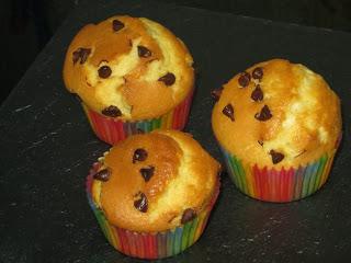 MAGDALENAS DE ACEITE DE OLIVA CON CHOCOLATE