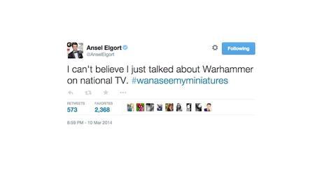 Ansel Elgort: Y si Actor, y ganador de Golden Demons!