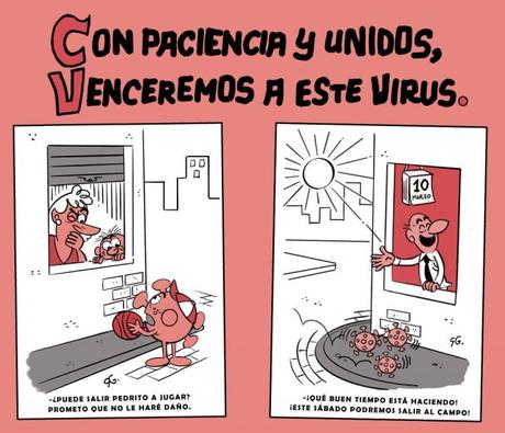 Con paciencia y unidos, venceremos a este virus
