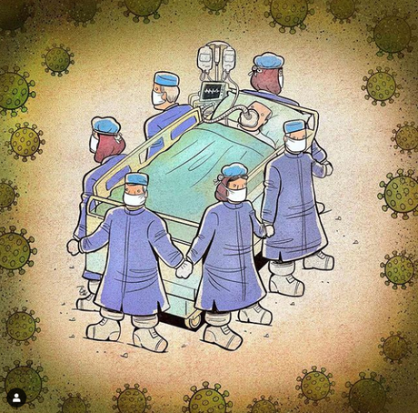 La crisis del #coronavirus y el trabajo de los sanitarios (IV) by @alirezapakdel60