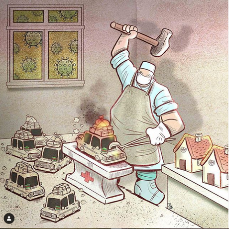 La crisis del #coronavirus y el trabajo de los sanitarios (IV) by @alirezapakdel60