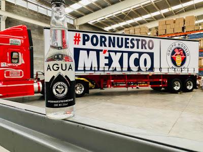 RECIBE EDOMÉX DONACIÓN DE 100 MIL BOTELLAS DE AGUA DE PARTE DE GRUPO MODELO