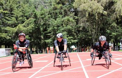ENTRENAN ATLETAS MEXIQUENSES EN SILLA DE RUEDAS DESDE CASA ENTRENAN ATLETAS MEXIQUENSES EN SILLA DE RUEDAS DESDE CASA