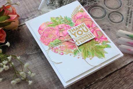 Embossed Floral Heart