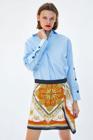 Falda Bermuda Estampada Zara