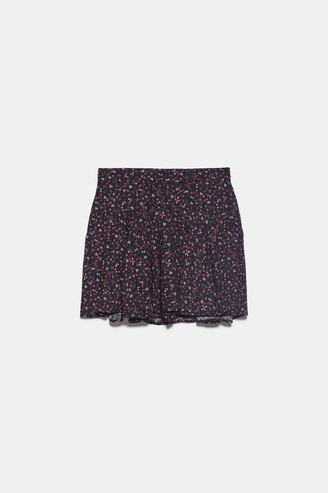 Falda Bermuda Estampada Zara
