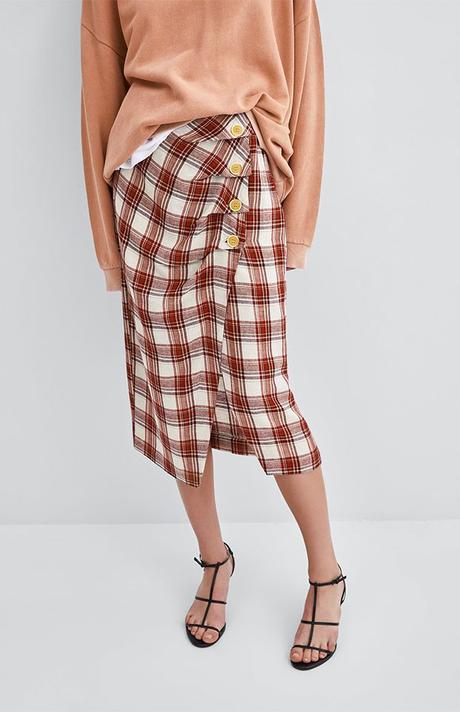 Falda Bermuda Estampada Zara