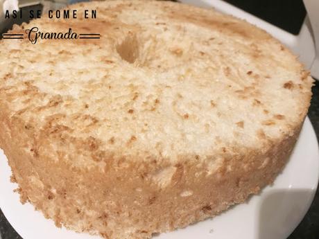 Angel food de naranja sin gluten Angel food de naranja sin gluten