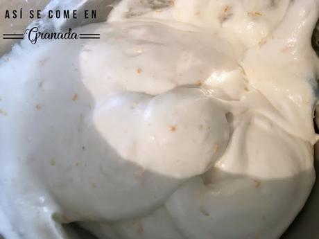 Angel food de naranja sin gluten Angel food de naranja sin gluten