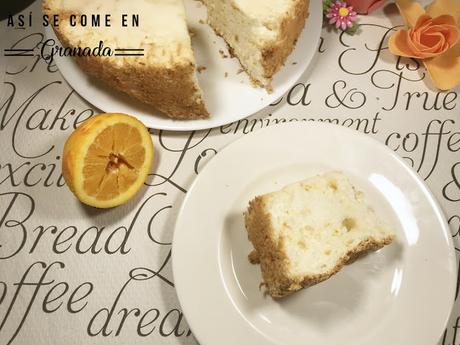 Angel food de naranja sin gluten Angel food de naranja sin gluten