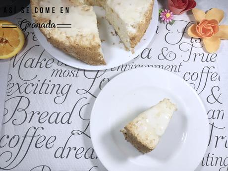 Angel food de naranja sin gluten Angel food de naranja sin gluten