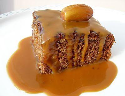 Pudín de Miel y dátiles