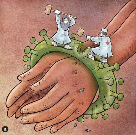 La crisis del #coronavirus y el trabajo de los sanitarios (V) by @alirezapakdel60