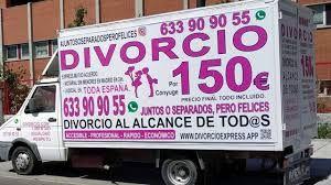Abogados Cebrián con sus ‘Divorcionetas’ ofrecen divorcios express por 150 euros por cónyuge en toda España