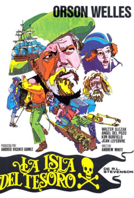 La isla del tesoro - 1972 con Orson Welles