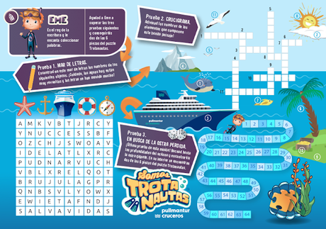 Pullmantur comparte estos pasatiempos para niños en casa