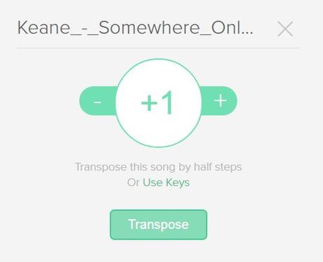 Cómo transponer una canción