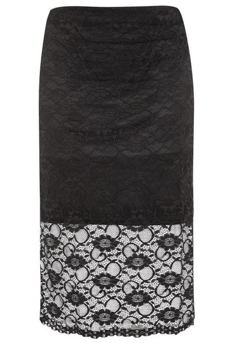 Falda Tubo Encaje