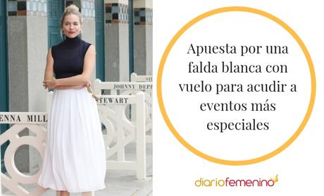 Falda Blanca Encaje Combinar Falda Blanca Encaje Combinar