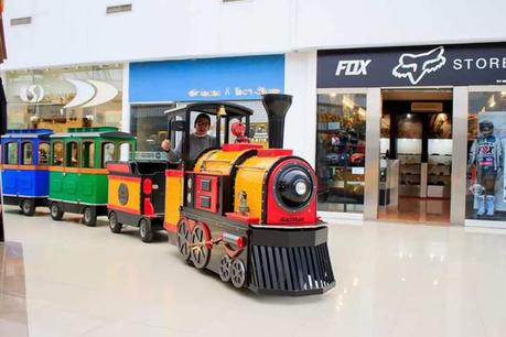 Ponen a la venta el legendario mini tren de Plaza Tangamanga