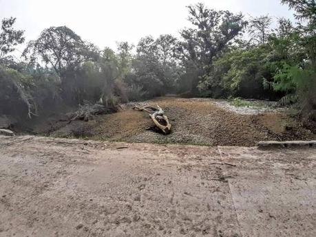 Se está secando completamente el Río Gallinas