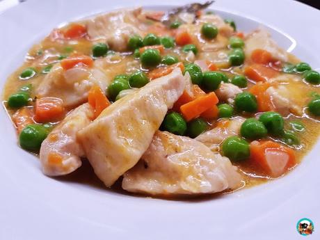 Estofado de pechugas de pollo Estofado de pechugas de pollo