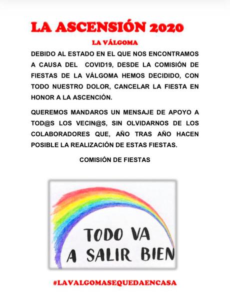 Magaz de Abajo y La Válgoma, anuncian la cancelación de sus fiestas patronales