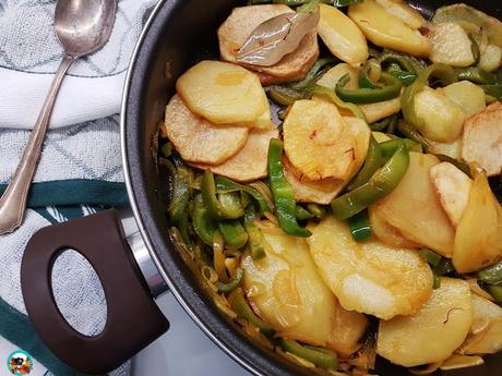 Papas con ajo y pollo al horno Papas con ajo y pollo al horno