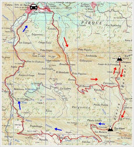 Soto de Agues-Collargayos-Picu Riegos