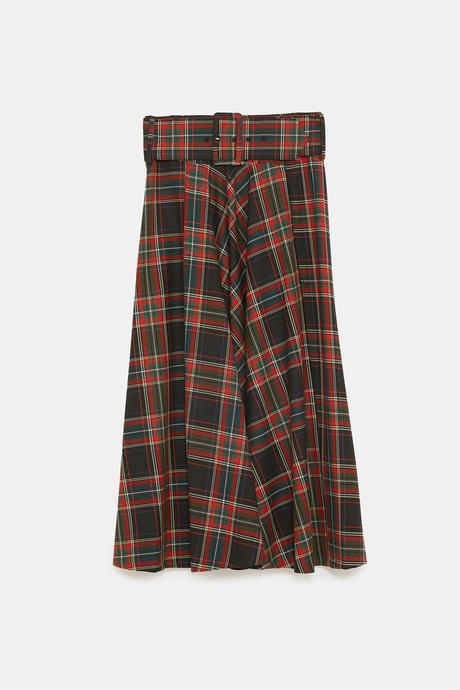 Zara Falda Vaquera Larga